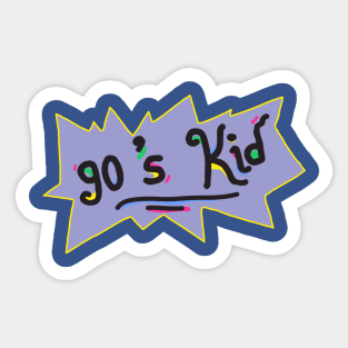 90s Kid Sticker